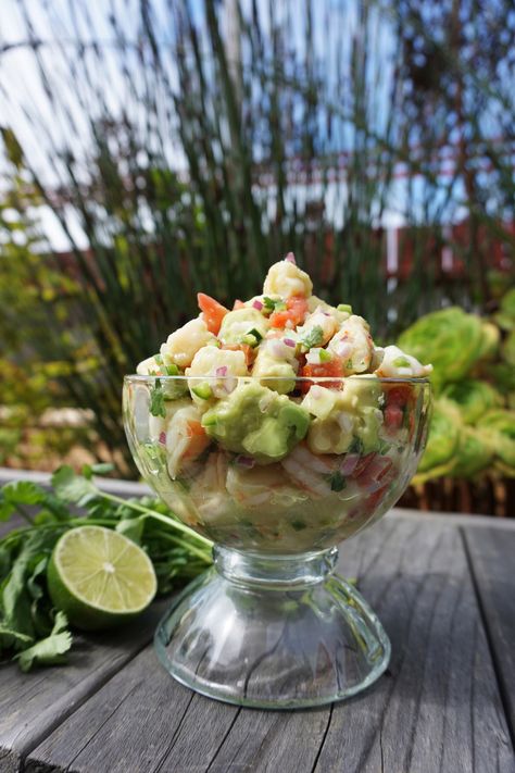 Toasted Tortilla, Salad Shrimp, Tortilla Bowls, Shrimp Avocado Salad, Avocado Dessert, Fresh Dishes, Shrimp Avocado, Lime Shrimp, Healthiest Seafood