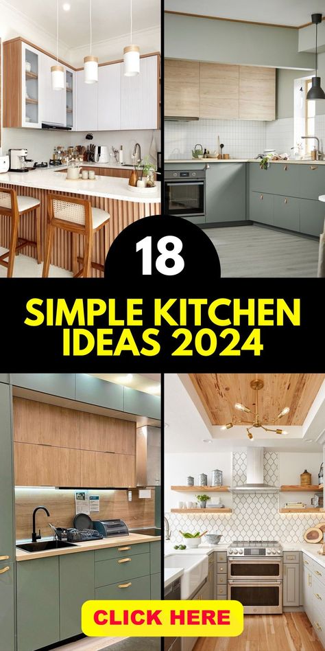 At the heart of simple kitchen room design 2024 lies the ethos of beauty coupled with utility. Be it a snug kitchen corner or a sprawling expanse, these designs stand as a testament to the balance of aesthetics and practicality, ensuring a culinary space that's both pleasing and pragmatic. Small Kitchen Ideas On A Budget Simple, Kitchen Interior Simple Indian, Simple Small Kitchen Ideas Indian Without Chimney, Kichan Farnichar Design Modern 2024, Snug Kitchen, Small Kitchen Trends 2024 Interior Design, Low Budget Modular Kitchen, Simple Kitchen Ideas, Small Kitchen Interior