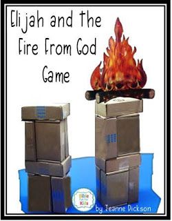 Elijah and the Fire From God Game, file folder game and worksheets #Biblefun #Bibleforkids #Bible #Elijah Bible Games About Elijah, Elijah Baal Craft, Elijah Altar Craft, Elijah And The Fire Craft, Elijah Bible Craft, Elijah And Fire From Heaven Craft, Elijah And The Prophets Of Baal Activity, Elijah And Baal Craft For Kids, Elijah Bible Crafts For Kids