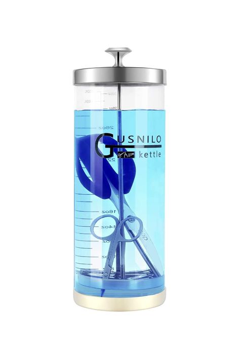 Gusnilo Sanitizing Jar (42 ounces) with Stainless Steel Tray, Comb-shaped Disinfection Jar,Disinfectant Glass Jar Suitable for Nail Tools,Hairdressing Tools, Scissors,Nail Art,Beauty Tools Stripe Nail Art Designs, Spa Tools, Nail Salon Supplies, Nail Art Stripes, Beauty Ad, Rubber Ring, Striped Nails, Rubber Rings, Ad Art