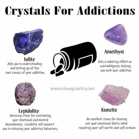 Crystals For Recovering Addicts, Crystals For Court Cases, Crystals For Joy, Spells For Addicts, Crystals For Self Love And Healing, Crystals For Heartbreak, Crystals For Mental Health, Witch Hacks, Habit Breaking