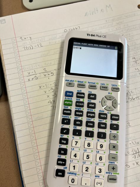 Graphing Calculator Aesthetic, Romatacize School, Calculator Aesthetic, Pink Locker, Stationary Haul, Tech Gadgets Technology, Scientific Calculators, Math Notebook, Cute Stationary School Supplies