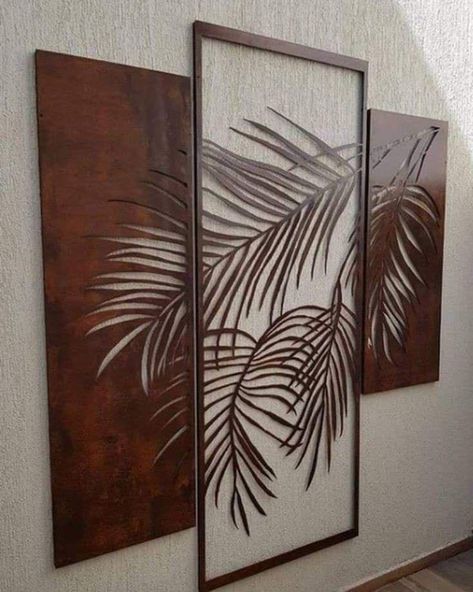 Wall painting frame ideas Wall Painting Frames, Mdf Panel, Creative Wall Decor, Laser Engraved Ideas, Laser Art, Wall Decor Design, Leaf Wall Art, Creative Wall, Welding Projects