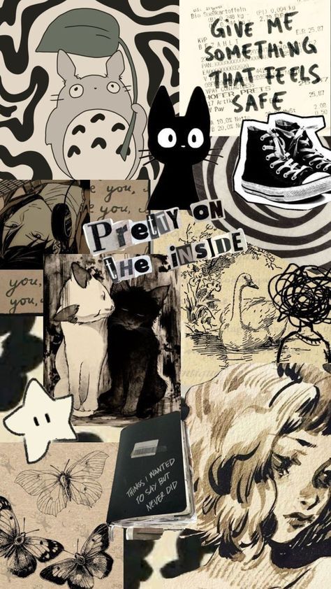 Two Cats Aesthetic, Wallpaper Black And White Aesthetic, The Best Wallpapers, Cats Aesthetic, Pump It Up, To My Parents, Two Cats, Best Wallpapers, Aesthetic Y2k