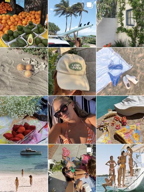 Tropical Summer Insta Feed, Tropical Summer Feed, European Instagram Feed, Beachy Instagram Feed, Tropical Instagram Feed, That Girl Instagram Feed, Summer Ig Feed, Summer Insta Feed, Lifestyle Instagram Feed