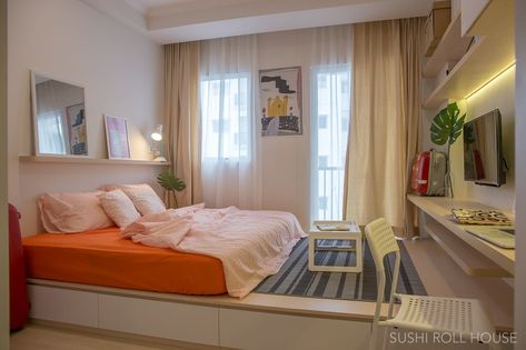 Japanese Studio Apartment, Style Studio Apartment, Tiny Japanese Apartment, Japanese Apartment Interior, Bedroom Japanese Style, Apartemen Studio, Japanese Style Bedroom, Cozy Studio Apartment, Japanese Apartment