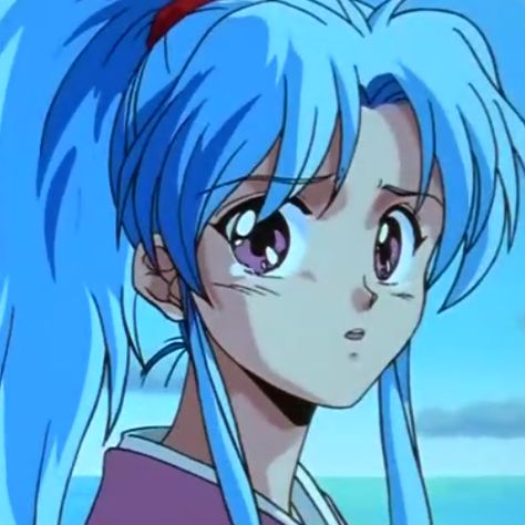 Destiny Hunter, Blue Pfp, Yu Yu Hakusho Anime, Shoujo Anime, Yu Yu Hakusho, Old Anime, Drawing Inspo, 90s Anime, Random Pics