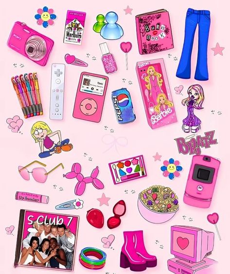 2000s Things Aesthetic, 2000s Stickers Aesthetic, 90s Things, 2000s Stuff, 2000s Stickers, Weird Stickers, 90s Wallpaper, Doodle Art For Beginners, Vsco Photography