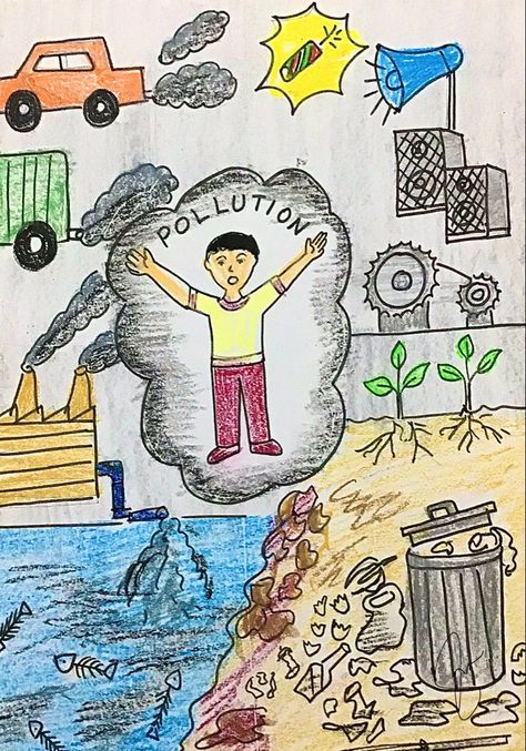 Air Pollution Poster For Kids, Poster For School Projects, Poster On Pollution, Deforestation Poster, Moodboard Poster, Den Zeme, Poster For School, Pollution Poster, Pollution Activities