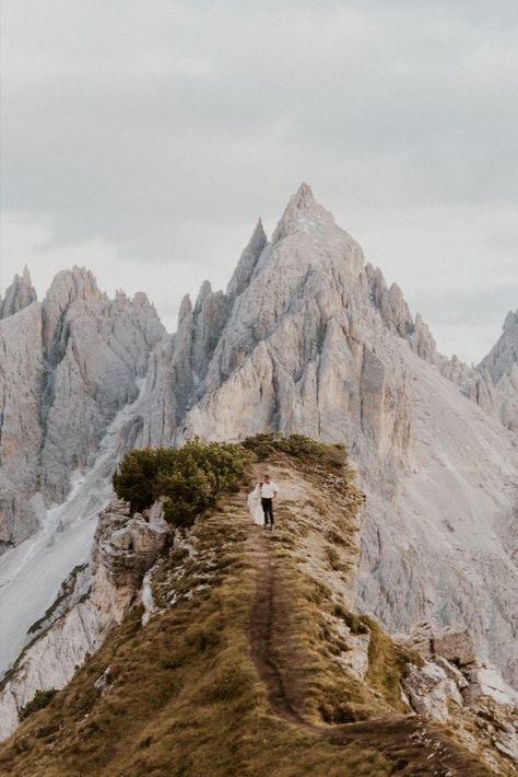 Surprise Engagement in the Dolomites in Italy Mountain Couple, Wyoming Weddings, The Dolomites, Elopement Photos, California Elopement, Fantasy Wedding, Colorado Elopement, Mountain Elopement, Elopement Locations