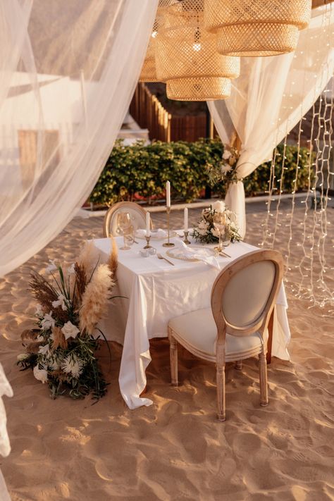 A lovely #surpriseproposal on the beach in #tenerife 

A romantic dinner for two on the sand Romantic Beach Dinner For Two, Dream Proposal, Engagement Beach, Beach Proposal, Beach Dinner, Romantic Dinner For Two, Surprise Engagement, A Moment To Remember, Romantic Picnics