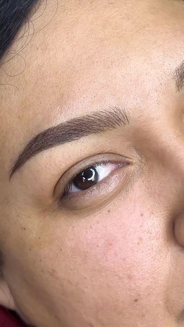 Daicy | PMU Artist and Trainer | Microblading | Lamination on Instagram: "My client asked for a beautiful shape to define her brows. She first started off with lamination, wax and tint and then finally decided she wanted something that would last longer like microshading 🤗 I am obsessed with this transformation 💗 #browtransformation #microshading #combobrows #hybridbrows #pmuartist #pmubrows" Eyebrow Lamination And Tint, Pmu Artist, Microblading Eyebrows, Microblading, Eyebrows, Wax, Quick Saves, Instagram