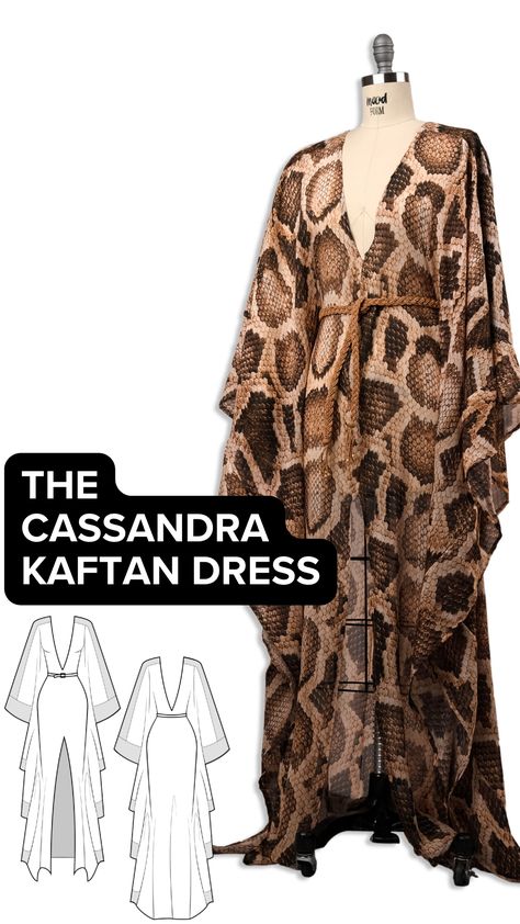 Embrace the beauty of the Cassandra Kaftan Dress with our detailed tutorial. Perfect for summer fashion and modern elegance. Summer fashion, Modern elegance, Sewing enthusiasts, Fashion lovers, Aspiring fashionistas, DIY fashion projects, Dress tutorial, Sew the dream, Stunning summer fashion, Breathtaking design, Expert guide, Fashion tutorial, Dress creation, Fashion project Kimono Kaftan Pattern, Sewing Tutorials Clothes Dress, One Shoulder Kaftan Dress Pattern, Diy Kaftan Dress Pattern, Kaftan Pattern Caftan Dress Style, Kaftans Dresses Modern, Kaftan Dress Modern Pattern, Sewing Kaftan, Kaftan Art