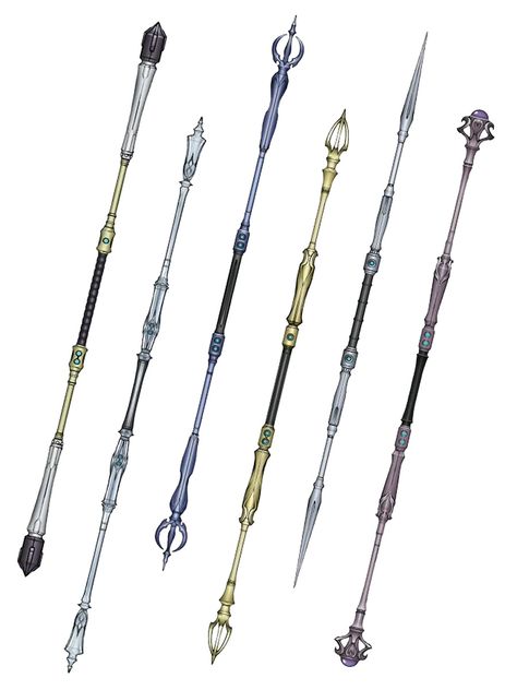 Aerith's Staves Concept Art - Final Fantasy VII Remake Art Gallery Staff Magic, Bo Staff, Technology Art, Types Of Swords, Final Fantasy Vii Remake, Dnd Dragons, Final Fantasy Vii, Digital Art Illustration, Robot Concept Art