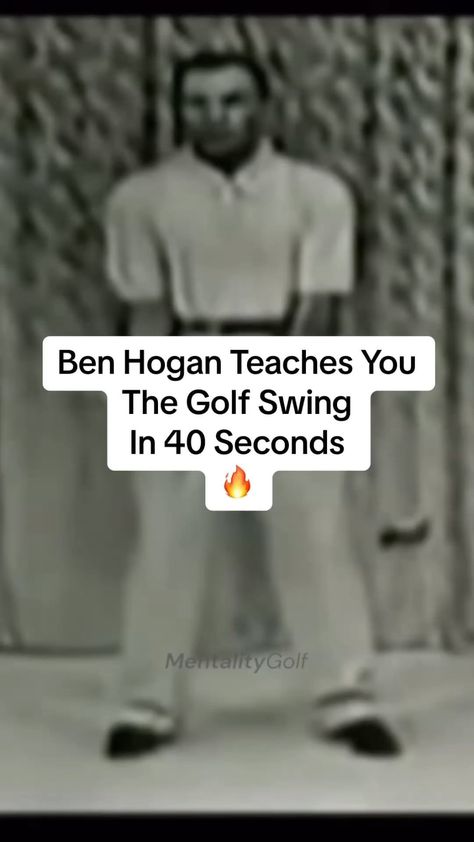 🔥 FOLLOW🔥 For More Tips 💭 Golf Legend Ben Hogan Simplifies the golf swing to its most rudimentary components letting virtually anyone to… | Instagram Golf Techniques Tips, Golf Rules For Beginners, Short Game Golf, Golf Ball Holder, Golf Driver Tips, Golf Downswing, Golf Gadgets, Golf Lessons Swings, Golf Tips Driving