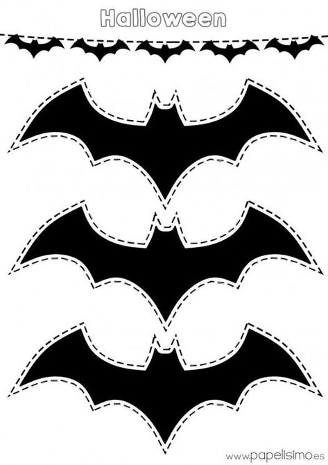 20 moldes de morcego para Halloween | Como fazer em casa Moldes Halloween, Imprimibles Halloween, Dekorasi Halloween, Bricolage Halloween, Halloween Decor Diy, Homemade Halloween Decorations, Halloween Templates, Adornos Halloween, Batman Birthday