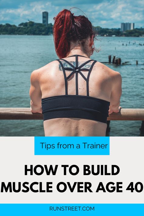 how-to-build-muscle-over-age-40 Weight Lifting Women Over 40, Build Lean Muscle Women, Lean Muscles Women, How To Get Muscles, Face Lift Exercises, Resistance Training Workouts, Gain Muscle Mass, Muscle Builder, Fit Over 40