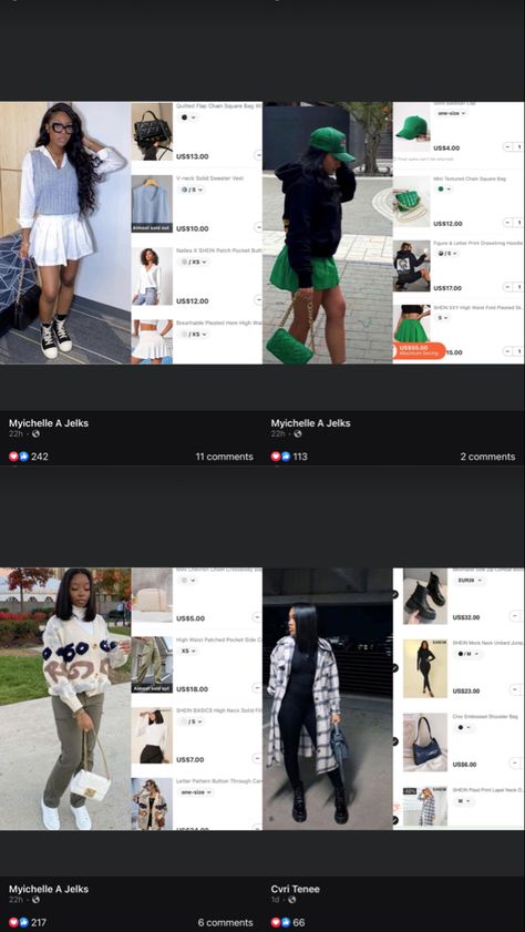 Shien Clothes Outfits Skirts, Shein Outfits With Skirts, Shein Club Outfits, Homecoming Fits, White Skirt Outfits, Shein Finds, Womens Winter Fashion Outfits, Cute Skirt Outfits