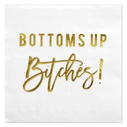 bulk Bottoms Up Funny Cocktail Napkins New Year's Eve Decor, Funny Cocktail Napkins, Funny Cocktails, One Way Ticket, Ladies Lunch, Cocktail Hour Wedding, Special Events Decor, Birthday Napkins, Wine Parties