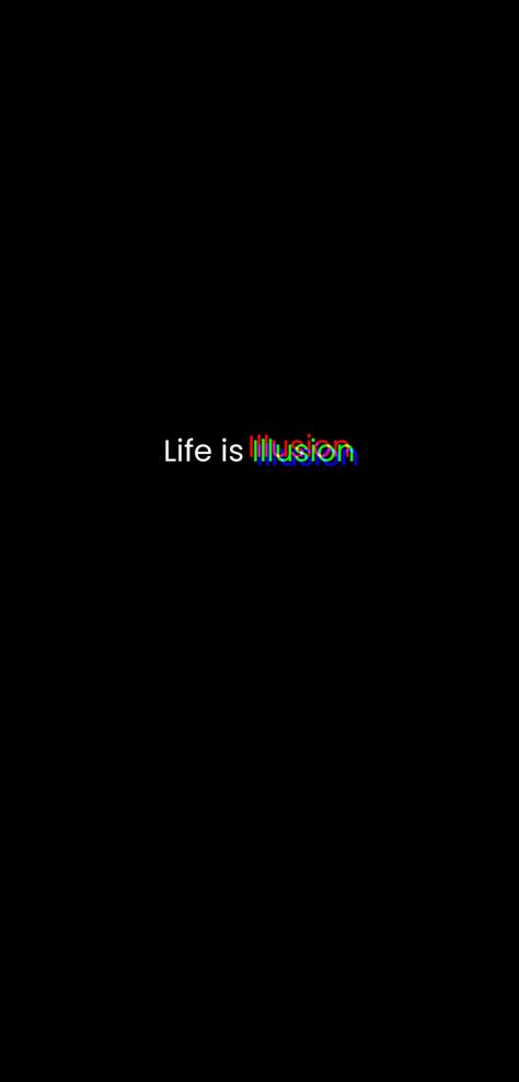 #illusion #illusionary #asthetic #dark #wallpaper #dp #quote Life Is An Illusion Quote, Life Is An Illusion, Illusion Quotes, Positive Wallpapers, Cute Black Wallpaper, Words Wallpaper, Thought Quotes, Dark Wallpaper Iphone, Deep Thought