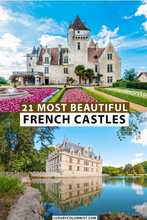 France Must See, Loire Valley Castles, Castles France, Real Castles, Travel To France, French Castles, Castle Aesthetic, Luxury Inspiration, Abandoned Castles