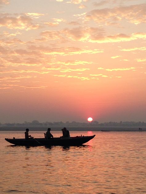 Ganges River at Sunrise Sunflower Fields, Sunrise Photography, Places Ive Been, Siding, Photography