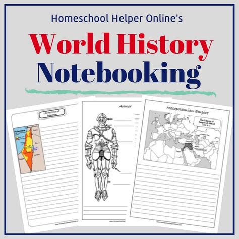 A ton of free printable world history notebooking pages here from ancient times to modern day - there are even some pirates! History Notebook, History Interactive Notebook, World History Facts, World History Classroom, Notebooking Pages, Modern World History, Ancient World History, Free Homeschool Curriculum, American History Lessons