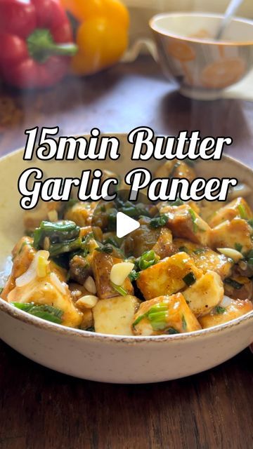 Quick Paneer Recipes, Paneer Recipes Indian Easy, Paneer Starter Recipes, Healthy Paneer Recipes, Paneer Recipes Indian, Paneer Starters, Butter Garlic Sauce, Easy Paneer Recipes, Easy Quick Recipes