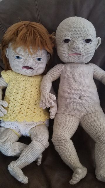 Ravelry: Cleoschrochetart's Ravelry Store Crochet Creepy, Creepy Crochet, Da Fuq, Doll Free Pattern, Creepy Baby Dolls, Newborn Baby Dolls, Delicious Snacks, Doll Crochet, Newborn Crochet