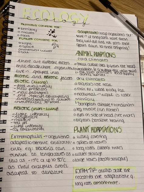 Handwriting Reference, Gcse Science Revision, Gcse Biology, Random Notes, Science Revision, Biology Revision, Healthy Aesthetic, Gcse Revision, Gcse Geography