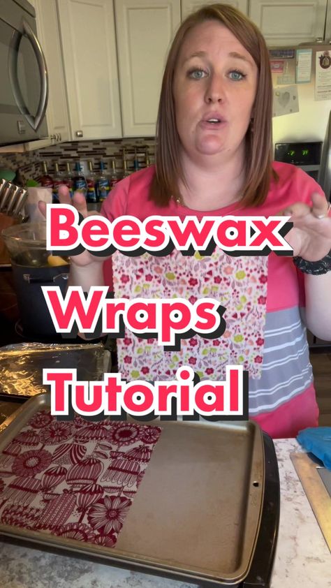 Beeswax Wraps Tutorial! #beeswaxwraps #🐝 #beeswax #reusable #ecofrien... | TikTok Beeswax Wraps Diy Without Resin, Diy Beeswax Wrap, Bees Wax Wraps, Preserving Foods, Wrap Tutorial, Wax Wraps, Beeswax Wraps, Beeswax Food Wrap, Preserving Food