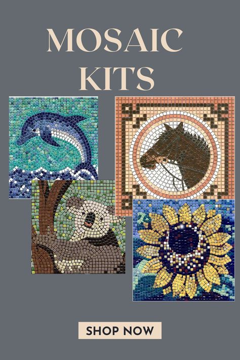 Enjoy making your favorite Mosaics with ease. Get these kits to make amazing art. Good for gifts to make, or for that DIY lover. Mosaic Art Kit, Mosaic Kits, Mosaic Kit, Gifts To Make, Mosaic Diy, Quilt Kits, Get Creative, Art Kit, Square Shape