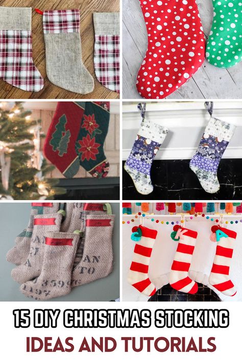 Follow this easy DIY Christmas stocking tutorial to make your own festive stockings. Curated by Arty Crafty Crew. Make Your Own Stocking Christmas, Stocking Diy Decorate, How To Make Christmas Stockings Diy, How To Make A Christmas Stocking, Diy Stocking Decorating Ideas, Felt Stockings Christmas Diy, Homemade Stockings Christmas, Diy Stockings Christmas, Diy Christmas Stockings Ideas