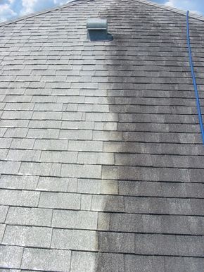 How the roofing manufacturers say to clean your house roofing - article has good info Pressure Washing Tips, Pressure Washing Business, Moss Removal, Clay Roofs, Clean Your House, Roof Siding, Roof Inspection, Roof Maintenance, Roof Cleaning