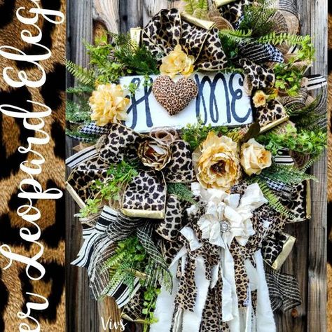 Hey, I found this really awesome Etsy listing at https://www.etsy.com/listing/810887821/fall-wreath-front-door-wreath-leopard Cheetah Print Decor, Wreath Leopard, Leopard Wreath, Thankful Wreath, Fall Swags, Spring Front Door Wreaths, Whimsical Wreaths, Bow Wreath, Summer Front Door Wreath