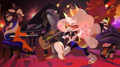 Nintendo Switch Splatoon, Pearl And Marina, Splatoon 3, Off The Hook, The Hook, Squid Games, Splatoon, Game Art, Album Covers