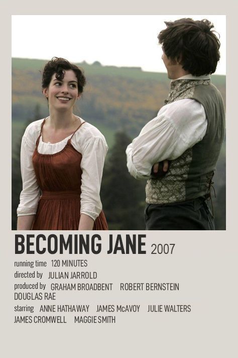 Becoming Jane Movie Poster, Becoming Jane Movie, Movie Recs, Indie Movie Posters, Film Polaroid, Movies To Watch Teenagers, Posters Minimalist, Not Musik, Iconic Movie Posters