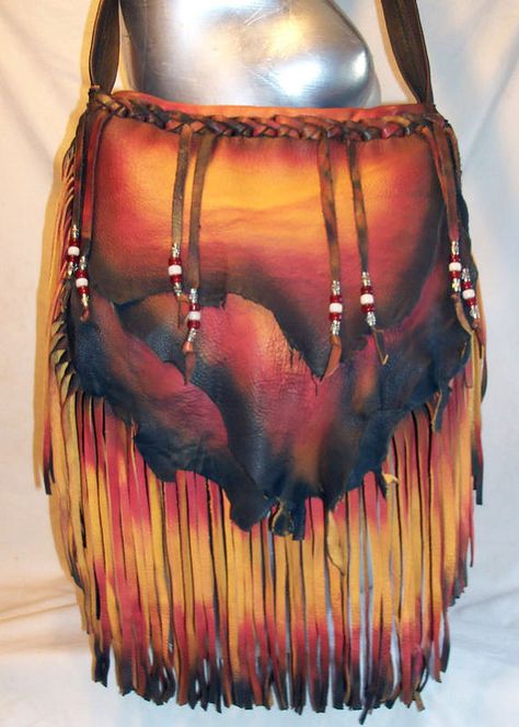 Designer Leather Handbag Custom Fringed Buckskin Purse by dleather Leather Fringe Bag, Designer Leather Handbags, Fringe Purse, Leather Artisan, Fringe Bags, Boho Bags, Handmade Purses, Handmade Handbags, Western Leather