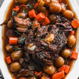 Best Crockpot Roast, Easy Crockpot Roast, Sip And Feast, Crockpot Roast Recipes, Classic Pot Roast, Best Pot Roast, Sweet Potato Gnocchi, Crockpot Roast, Homemade Dinner Rolls