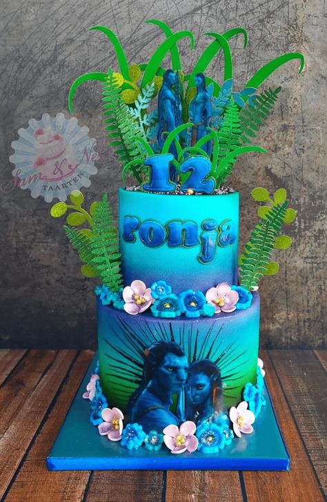 Avatar Cake Birthday Cake Ideas Images (Pictures) Avatar Birthday Cake Ideas, Avatar The Way Of Water Birthday Cake, Avatar Birthday Cakes, Avatar Cupcakes, Avatar Cake Ideas, Avatar Birthday Cake, Avatar Birthday Party Ideas, Avatar Birthday Party, Avatar Cake