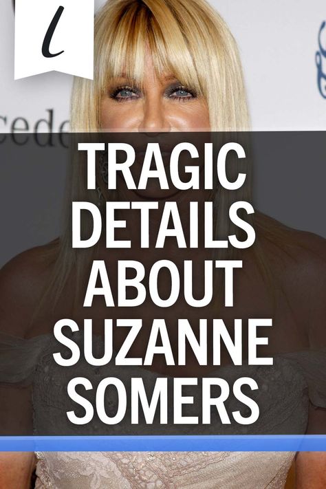 Suzanne Somers was born Suzanne Mahoney in San Bruno, California, in 1946. While the blonde beauty is known for her roles on the long-running sitcoms "Three's Company" and "Step by Step"; her iconic fitness device, the ThighMaster Suzanne Somers Hair, Suzanne Somers Hairstyle, Suzzane Somers, Suzanne Somers Diet, Suzanne Summers, San Bruno California, Chrissy Snow, John Ritter, Suzanne Somers