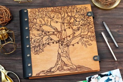 Personalized Family Photo Album With Family Tree Couples - Etsy Croatia Family Tree Album, Couples Scrapbook, Couple Scrapbook, Large Photo Album, Family Tree Photo, Photo Album Wedding, Anniversary Scrapbook, Custom Family Tree, Wedding Photo Album