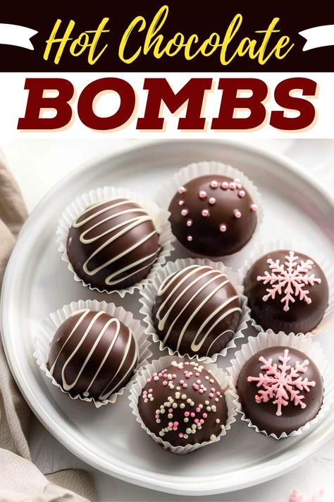 Easy Homemade Hot Chocolate Bombs How To Make Hot Chocolate Bombshell Recipe, Diy Hot Chocolate Bombshell Recipe, Hot Chocolate Bombshell Recipe Christmas, Hot Chocolate Bombshell Christmas Gifts, Hot Chocolate Bombshell Diy Easy, Diy Christmas Chocolates, How To Make Hot Chocolate Balls, How To Make Hot Chocolate Bombshell, Diy Hot Chocolate Balls