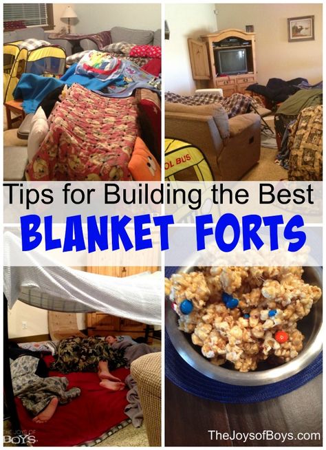 Tips for building a blanket fort. This is such a fun idea to do with the kids. Have a sleepover or just enjoy some fun. #blanket #fort #kids Build A Fort With Blankets, Fort With Blankets, Blanket Fort Ideas, Fort Ideas, Boy Sleepover, Cool Forts, Blanket Forts, Blanket Fort, Build A Fort