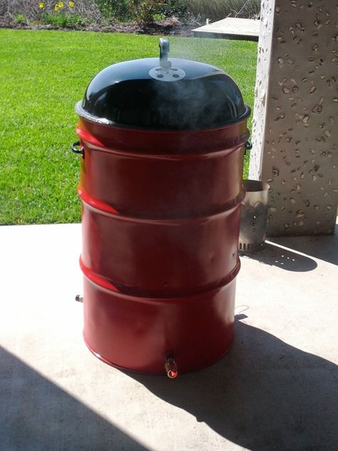 Build A Smoker, Ugly Drum Smoker, Barrel Smoker, Drum Smoker, Custom Grill, Plastic Welding, Expanded Metal, Bar B Q, Steel Barrel