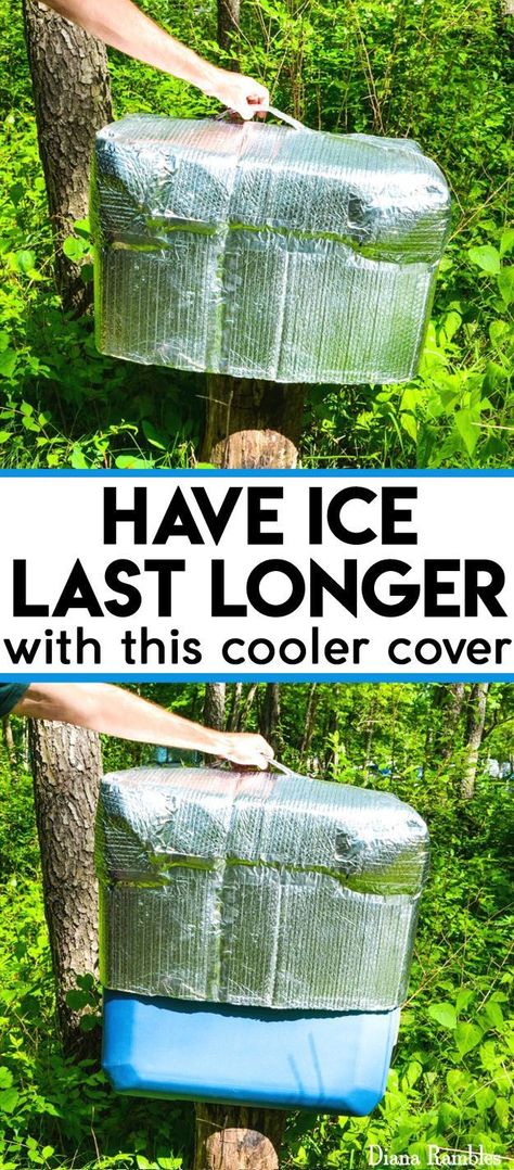 Have Ice Last Longer with this DIY Insulated Ice Chest Cooler Cover Tutorial - Extend the life of the ice in your cooler while outdoors with this DIY insulated cooler cover. It is easy to make and perfect for camping, parties or hot days outside. #camping #DIY Camping Hacks With Kids, Camping Ideas For Couples, Astuces Camping-car, Zelt Camping, Auto Camping, Ice Chest Cooler, Camping Diy, Camping Hacks Diy, George Town