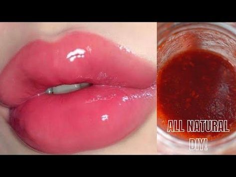 Natural Lip Plumper Diy How To Make, Diy Plumping Lip Scrub, Lips Plumper Diy, Lip Scrub For Plump Lips, Lip Scrub For Bigger Lips, Lip Plumping Diy, How To Make My Lips Bigger Natural, How To Make Homemade Lip Plumper, How To Make Diy Lip Plumper