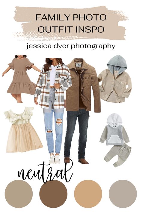 Brown And Gray Family Photos, Neutral Fall Color Palette Clothes, Fall Family Photos Color Scheme Jeans, Extended Family Pictures Color Scheme, Neutral Fall Family Photo Outfits, What To Wear Photoshoot, Family Christmas Pictures Outfits, Fall Photo Outfits, Fall Family Outfits