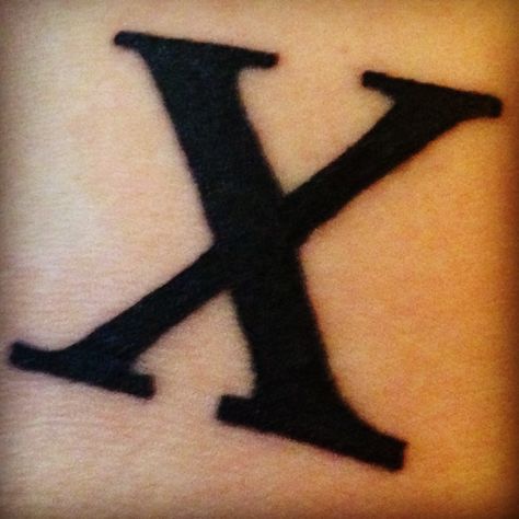 #x #alphabet #skin #tattoo #ink #tattoos #typography #font X Marks the spot X Marks The Spot Tattoo, Spot Tattoo, X Alphabet, Skin Tattoo, X Marks The Spot, 7 Deadly Sins, Deadly Sins, Tattoo Ink, The Spot