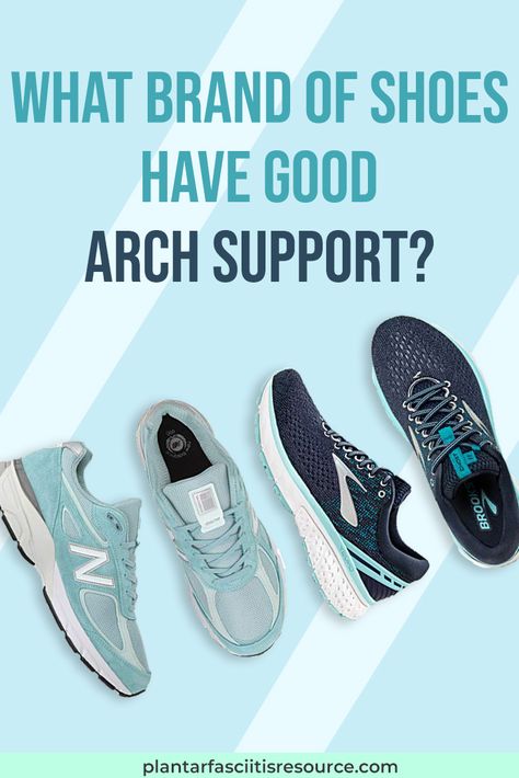 Brooks, New Balance, Vionic, Asics... find out which shoes have the Best Arch Support for your feet. Whether you Over-Pronate or Supinate, these Brands offer the best arch support. #brooks #newbalance #vionic #plantarfasciitis #runningshoes Arch Support Sneakers Women, Arch Support Tennis Shoes Woman, Best Arch Support Shoes For Women, Arch Support Shoes Woman Vionic Shoes, Ergonomic Running Shoes With Arch Support For Workout, Arch Support Shoes Woman, Workout Running Shoes With Arch Support, Sporty Running Shoes With Arch Support For Workout, Functional Sneakers With Arch Support For Marathon